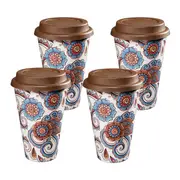 BELLFLOWER Set of 4 Coffee Mug