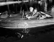 Arthur Lake & Penny Singleton stars of the Blondie show 1930s CBS RADIO PHOTO 10