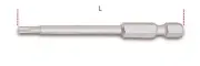 Beta Tools 862 TX/L 5x 1/4" Hex Drive Torx Bit T27 x 70mm Long