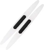 HEALLILY 2pcs Transparent Car Door Scratch Strips Bumper Guards for Automotive Door Trim Easy to Install Against Dings and Scratches Decorative Edge Protector
