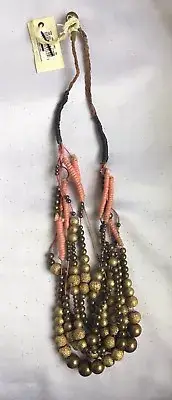 Aerie By American Eagle Outfitters Multi Strand Bead Necklace -New