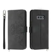 Embossed Leather Phone Case For Samsung Galaxy S10e