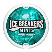 Ice Breakers Sugar Free Mints Wintergreen 24 Tins (3 boxes) Free Shipping