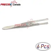 KIT OF 6 SLANT TIP TWEEZERS MINI SIZE PRECISE HAIR REMOVAL PERSONAL CARE TOOLS