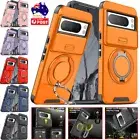 For Google Pixel 9 Pro XL 8 7 Pro 8A 9A Case Rugged Magnetic Ring Stand Cover