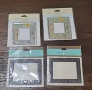 Marcella By K Metal Frames Lot Of 4 Gardeners Delight & Elegant Rectangle
