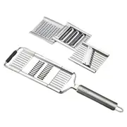 Adjustable Mandoline Slicer for Kitchen, Vegetable Chopper, Food Chopper, Vegetable Slicer, Potato Slicer, Mandolin, Potato Cutter - Stainless Steel