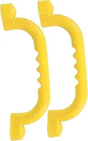 Abaodam 2pcs Non Slip Playground Safety Handles for Climbing Frames Play Equipment Sturdy Plastic Design for Indoor Outdoor Use Easy to Install for Bunk Beds and Tree Houses