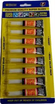 48pc Super Glue Bonds Adhesive Instant Supa Glue Superglue 3g Tube Bulk