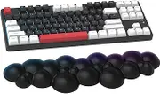 ATTACK SHARK Gaming Keyboard Wrist Rest Pad,Memory Foam Keyboard Palm Rest, Ergonomic Hand Rest,Wrist Rest for Computer Keyboard,Laptop,Mac,Lightweight for Easy Typing Pain Relief-Black