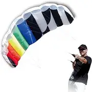 Touch The skyRainbow Soft Kite for & Adults - Premium Durable Outdoor Flying Kite,for Adults Easy to Fly for Beginner,Perfect for Beach, Park, Birthday Party Activities
