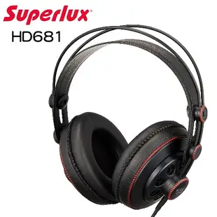愷威電子 舒伯樂 Superlux HD681 監聽耳罩式耳機 附收納袋 轉接頭 高雄耳機專賣(公司貨)