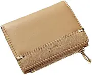[DEARMAMY] Fashion Wallet Short Coin Purse Zippered Holder Small Mini Bag Portable Cash Wallet Perfect Present