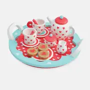Hearts Tea Set - Indigo Jamm