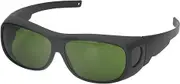 Welding Glasses, UV Resistant Anti Scratch Professional Welding Glasses Non Slip Tempered Lenses for Electrowelding (Light Green IR3.0)