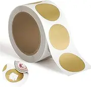 Gold Round Scratch Off Sticker Labels, Round Scratch Off Stickers, DIY Stickers 1 Inch,Round Circle Scratch Off Labels, Round Labels Peel and Stick Lottery Tickets DIY Raffle Card Creating (Gold)