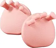 Toes Separators | Arch Trainer Separators - Silicone Trainer Toe Valgus Corrector Soft Support Exerciser for Women (Pink, One Size)