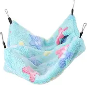 HOMOBABE Warm Pet Hammock for Hamsters Hanging Nest for Animals Comfortable and Breathable Design Easy to Install for Chinchillas Ferrets and Guinea Pigs
