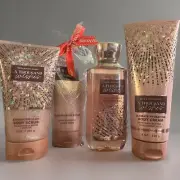 bath and body works a thousand wishes Exfoliating Body Scrub, Body Cream….
