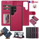 Detachable Wallet Case Leather Cover For Samsung S25 S24 Ultra S23 S22 S21 S20FE