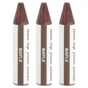 Wood Filler Stick, 3 Pcs Wax Sticks Wood Touch Up Markers, Maple