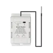 Smart Temperature Switch WIFI 20A with Temperature Sensor Real-Time Temperature Monitoring for Fish Tank Room White