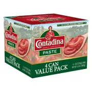Tomato Paste, 4 Pack, 6 Oz Cans