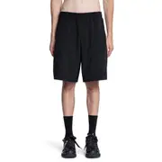 [MONCLER] Logo Patch Shorts Black