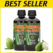 Natural Soursop Bitters for Digestive Health - Pack of 2 Bottles (32 Fl Oz)