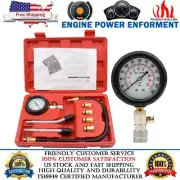 Professional Petrol Engine Cylinder Compression Tester Kit Gauge Tool Automotive