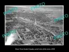 OLD 6 X 4 HISTORIC PHOTO TRURO NOVA SCOTIA CANADA TOWN AERIAL VIEW c1930