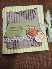 Handmade Upcycled Junk Journal Or Scrapbook Vintage Ephemera & Photographs