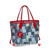 在飛比找Yahoo!奇摩拍賣優惠-Louis Vuitton Lv限量發售 丹寧購物袋