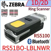 Zebra RS51BO-LBLNWR 2D Wireless Bluetooth Wearable Ring Scanner Built-in Battery