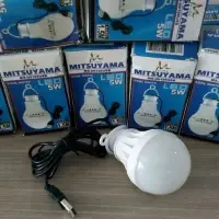 在飛比找蝦皮購物優惠-Mitsuyama led 燈 5 瓦燈泡 usb 電纜 5