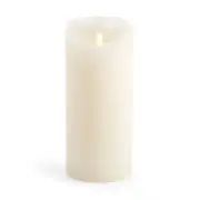 Flameless Candle: Unscented Moving Flame Candle With Timer (9 Ivory)