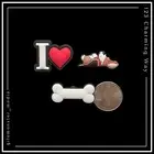 Shoe Charms for Crocs DOG Perro BEAGLE ❤️ BASSETT HOUND Bone Puppy SET of 3