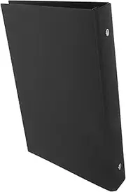 COMNESTBI Classic Black Pp Material Folder Binder Cover Notepad Case Binder Feature for Easy Organization