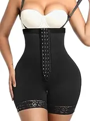 [S ShuyuShaper] Fajas Colombians Shapewear Tummy Control Post Surgery Compression Garment Waist Shaping Hip Lifter for Women