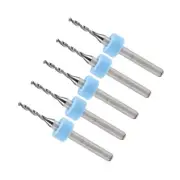 1/8" Shank 1.5mm Tungsten Carbide CNC Precision Micro PCB Drill Bits 5-Pieces