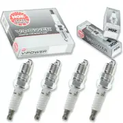 4pcs 75-77 Flagship Light Service NGK V-Power Spark Plugs 454 CID Kit Set il