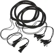 [Healeved] Middle East Desert Headband with Tassels 2pcs Men's Arab Headwear for Costumes