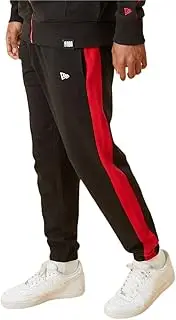 New Era Mens Chicago Bulls NBA Team Logo Sweatpants Track Pants Joggers - Black