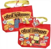 New Trader Joe's Recycled Cheese Bag Reusable Shopping Grocery 100% Cotton NWT
