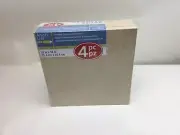 6 Pack 10”x 10”Unfinished Wood Cradled Wooden Canvas Panels Boards for Painting