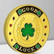 Poker Card Guard Good Lucky Coin Souvenir Casino Cover Protector Chip Coin Table Games Poker Gift