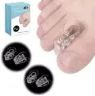 Toe Separator 2 Pairs Spacers for Feet Breathable Hammer Corrector Reusable