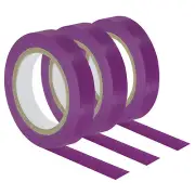 3Pcs 32.8Ft Tennis Racket Badminton Racquet Grip Finishing Tapes, Purple