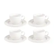 Shervin Verkil Prominence 4-piece Bijou Espresso Cup & Saucer set