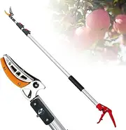 Telescopic Pruning Saw, Tree Trimmer, Fruit Picker, Tree Trimmer, 1.4-3m Handheld Telescopic Garden Shears, Cuts To 1 Inch And Accommodates Telescopic Pole Pruners, Comes With Aluminum Telescopic Hand